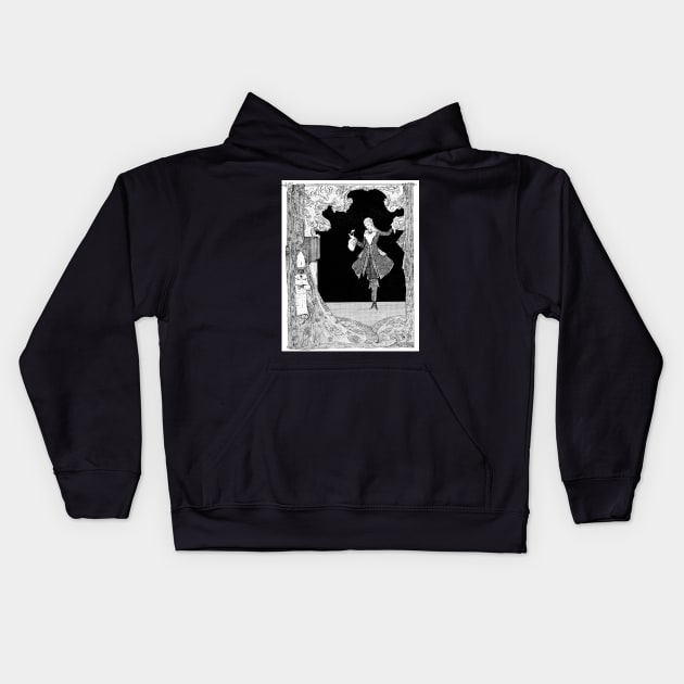 The Glass Slipper - Harry Clarke Kids Hoodie by forgottenbeauty